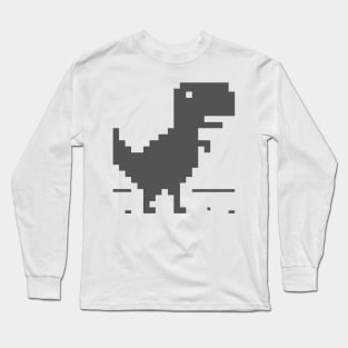 Unable to connect to the internet - Dinosaur Long Sleeve T-Shirt